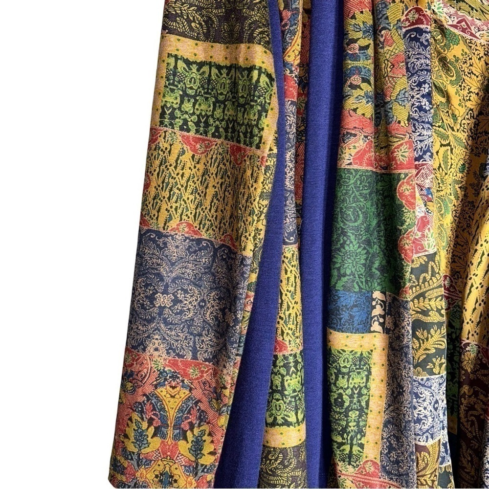 🌟 Soft Surroundings Open Front Izmir Mixed Print Boho Cardigan Jacket - Size XS🌟 - Picture 4 of 8